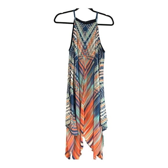 Colorful Geometric Maxi Dress - Picture 2 of 8